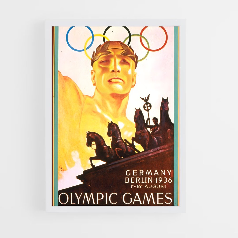 Poster Jeux Olympiques Berlin 1936 (vue 3)